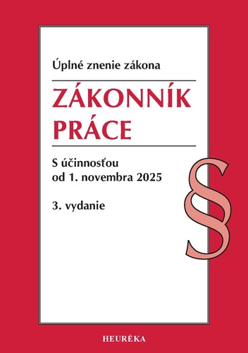Zákonník práce, 3. vydanie, 11/2025