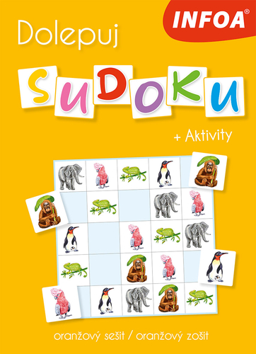 Dolepuj sudoku + Aktivity - oranžový sešit / oranžový zošit (CZ/SK vydanie)