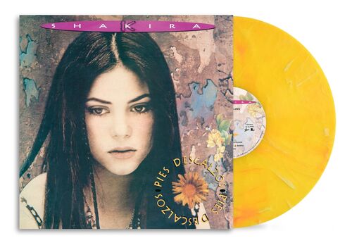 Shakira - Pies Descalzos (Vibrant Yellow/Red Swirl Marble) LP