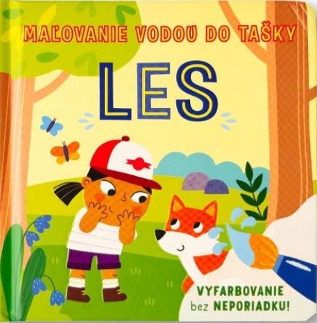 Maľovanie vodou do tašky - Les