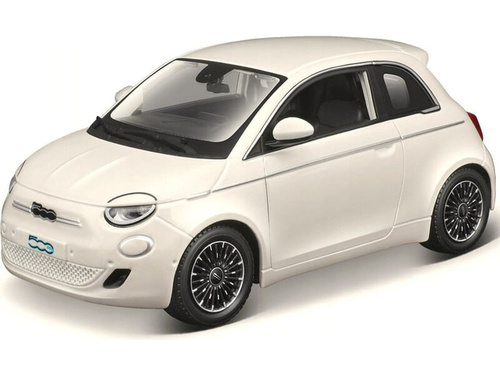 Bburago 1:24 Plus - Fiat 500e (2023) - white