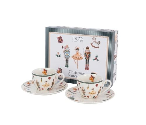 2 šálky s podšálkou v darčekovej krabičke 270 mlCHRISTMAS NUTCRACKER