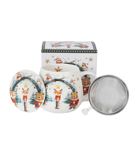 Hrnček sudový 430 ml so sitkom CHRISTMAS CUTIES 2