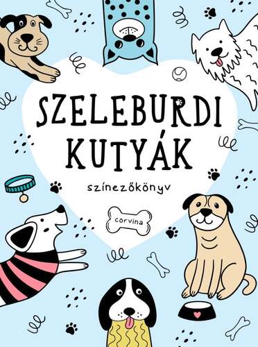 Szeleburdi kutyák - színezőkönyv