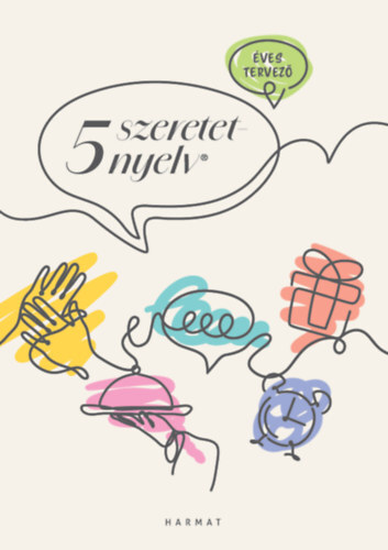 5 szeretetnyelv - Éves tervező - fehér