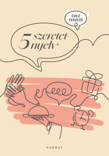 5 szeretetnyelv - Éves tervező - bézs