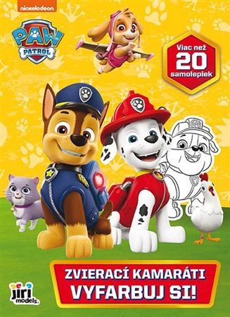 Vyfarbuj si! Labková patrola: Kamaráti zvieratká