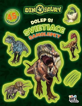 Dolep si svietiace samolepky - Dinosaury