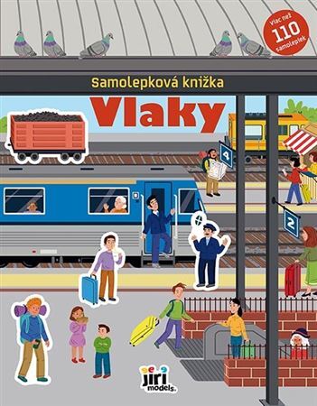 Samolepková knižka - Vlaky