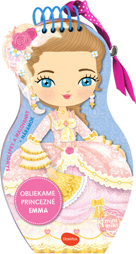 Obliekame bábiky: Princezná Emma – Maľovanky
