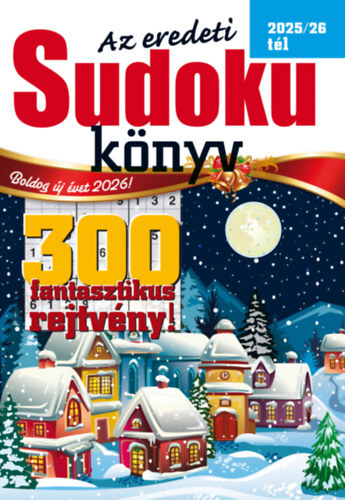 Az eredeti Sudoku könyv 2025/26 tél