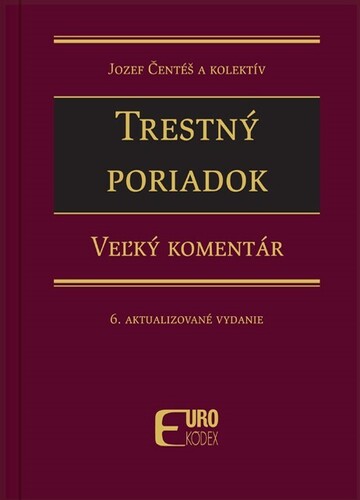 Trestný poriadok, 6. aktualizované vydanie