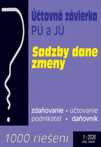 1000 riešení 1/2026 - Účtovná závierka 2025
