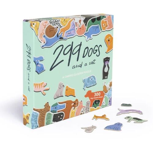 Puzzle 299 Dogs (and a cat)