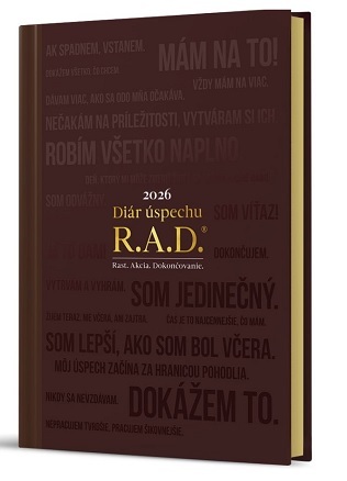 Diár úspechu R.A.D. 2026 (hnedý)