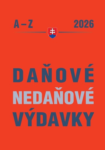 Daňové a nedaňové výdavky 2026