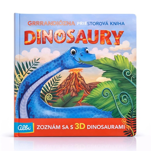 Grrrandiózna priestorová kniha DINOSAURY