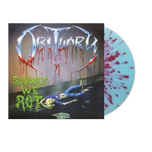 Obituary - Slowly We Rot (Blue Red Splatter) LP