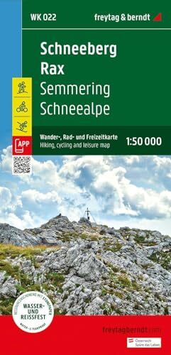 WK 022 Schneeberg, Rax, Semmering, Schneealpe 1: 50 000