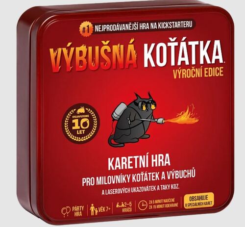 Hra Výbušná koťátka: Výroční edice