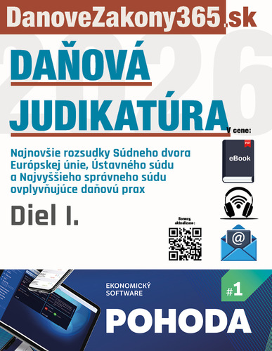 Daňová judikatúra - Diel I.