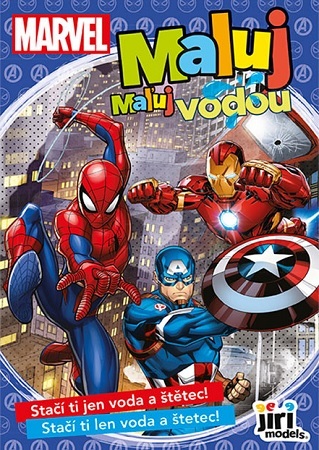Maľuj vodou A5 Marvel