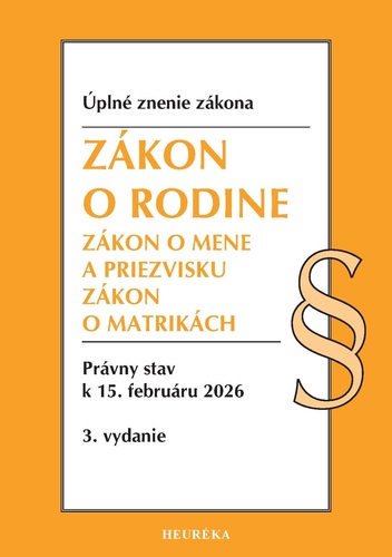 Zákon o rodine. Úzz, 3.vydanie 2/2026