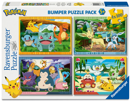 Pokémon 4x100 dielikov
