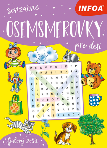 Senzačné osemsmerovky pre deti - Fialový zošit