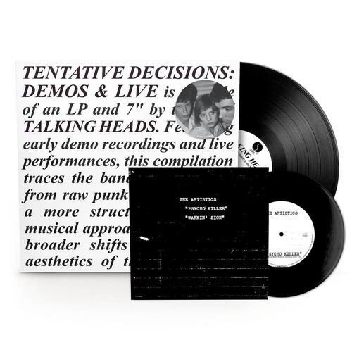 Talking Heads - Tentative Decisions: Demos & Live LP+7inch single