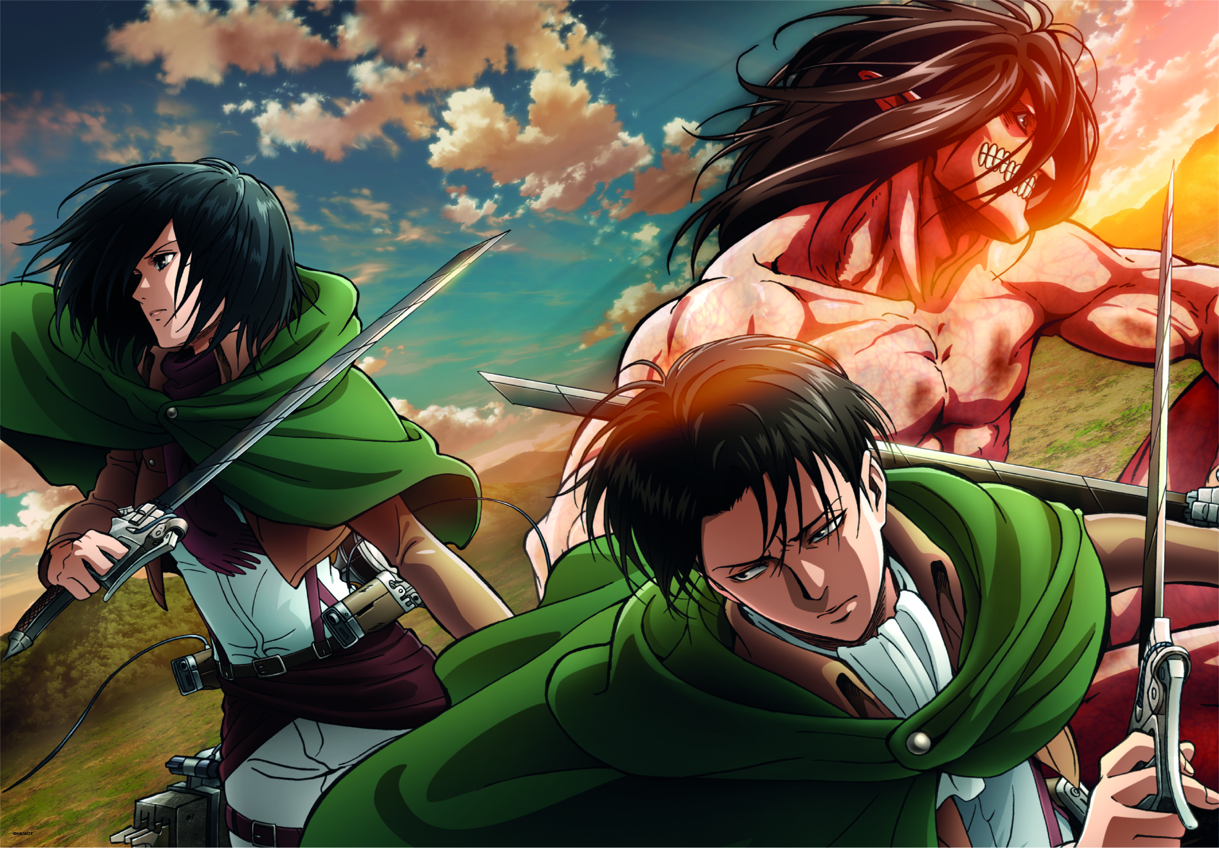 Puzzle Attack On Titans 500 Clementoni