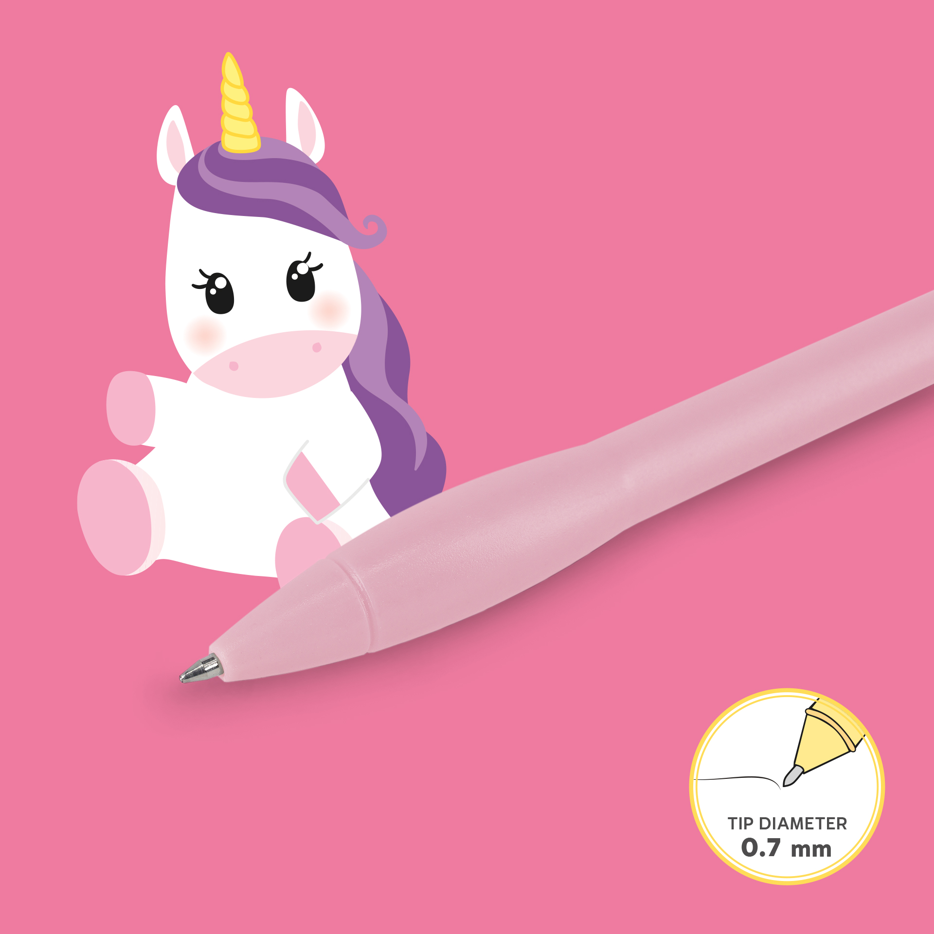 Legami Svietiace guľôčkové pero Unicorn
