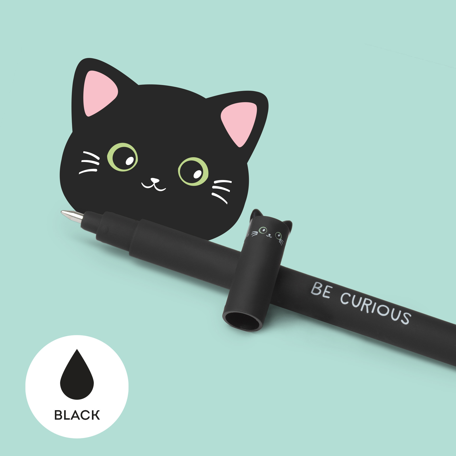 Legami Gumovacie pero Kitty čierne ERASABLE PENS