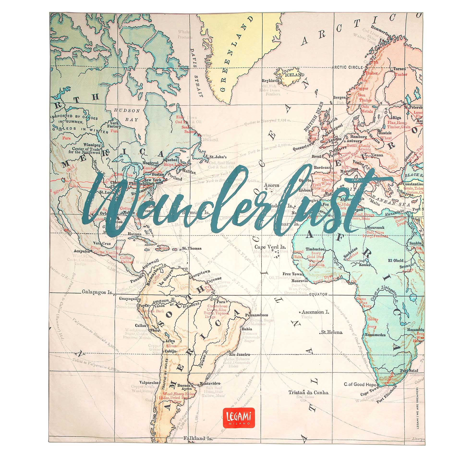 Legami Plážový uterák maxi Travel