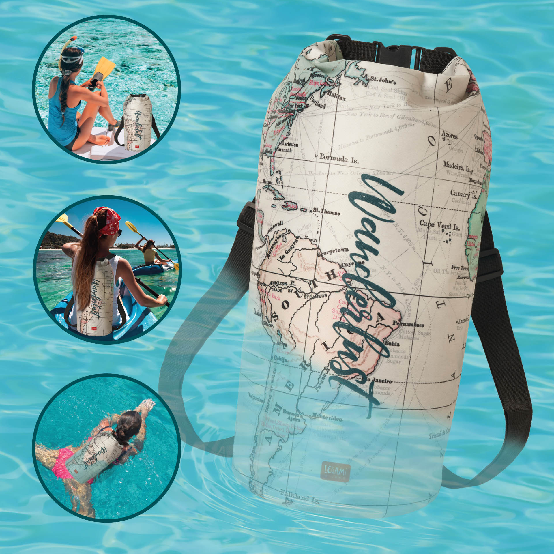 Legami Vodeodolný vak 10l Travel