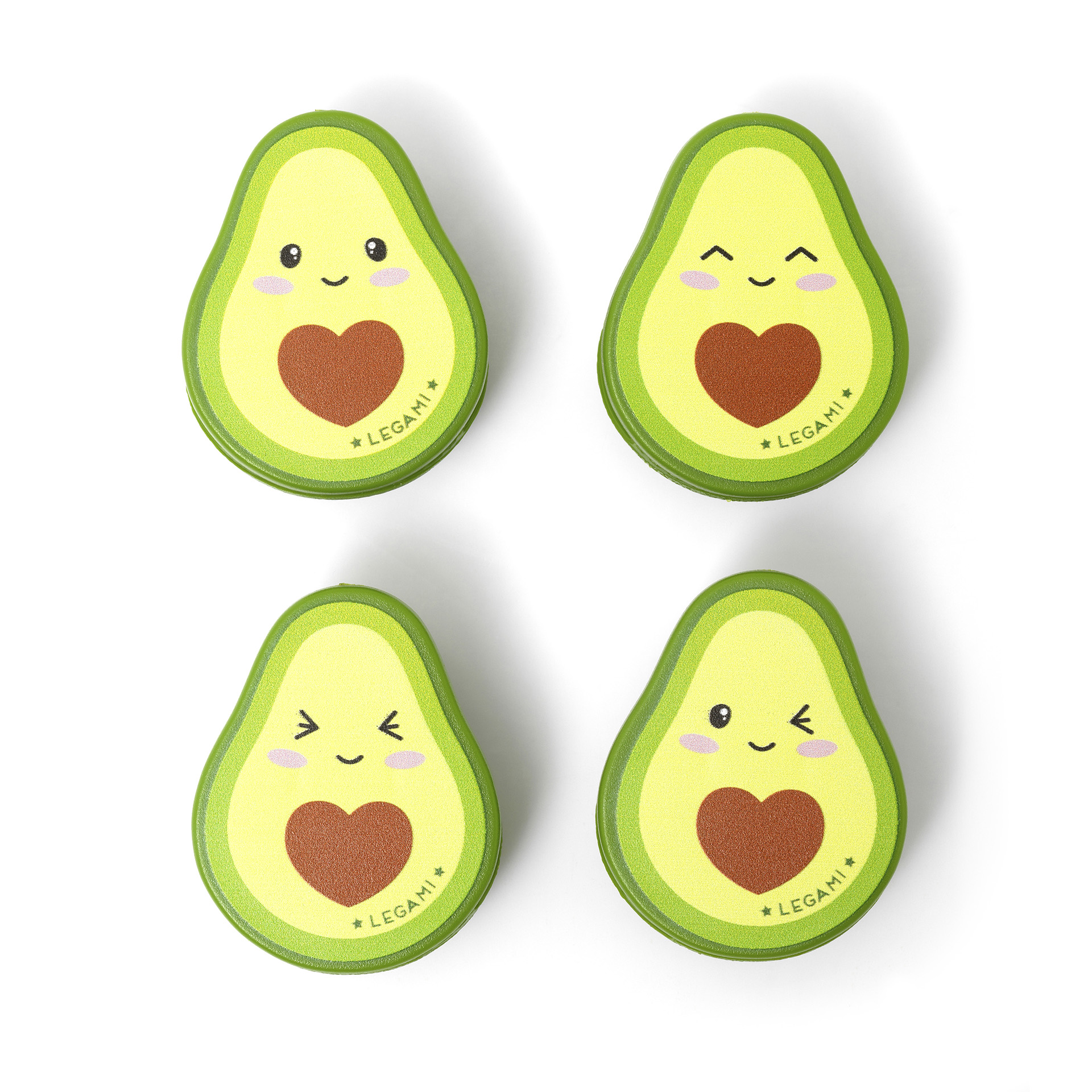 Legami Sada klipov na vrecká Avocado 4 ks
