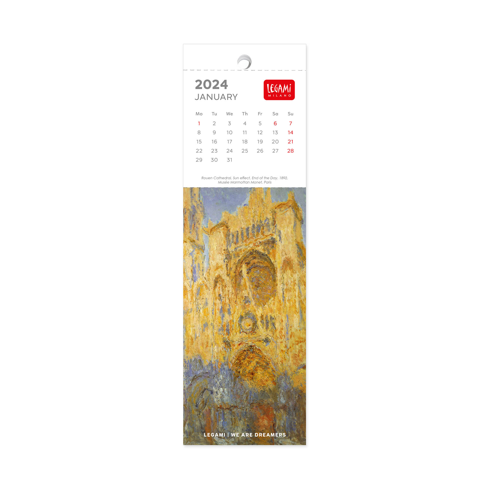 Legami Záložkový kalendár Claude Monet 2024