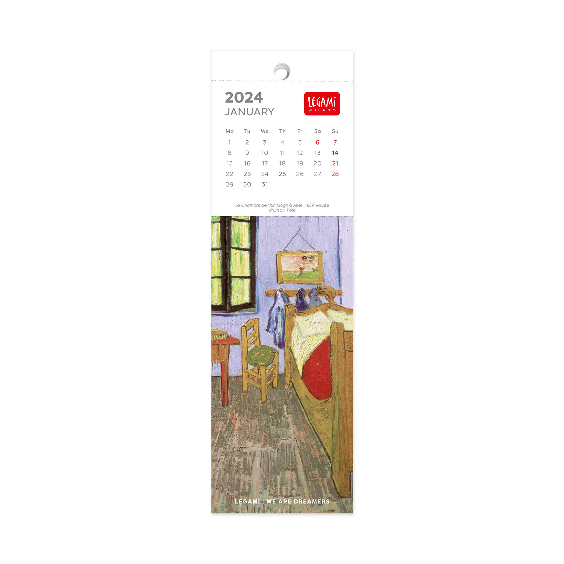 Legami Záložkový kalendár Vincet van Gogh 2024
