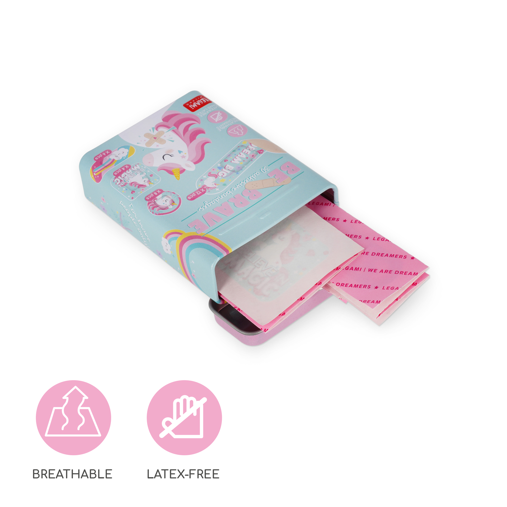 Legami Sada detských náplastí Unicorn 30 ks