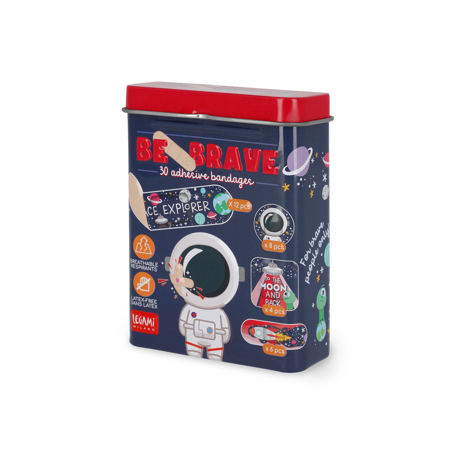 Legami Sada detských náplastí Space 30 ks