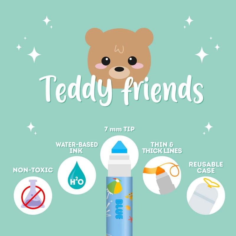 Legami Fixky Teddy Bear 12ks