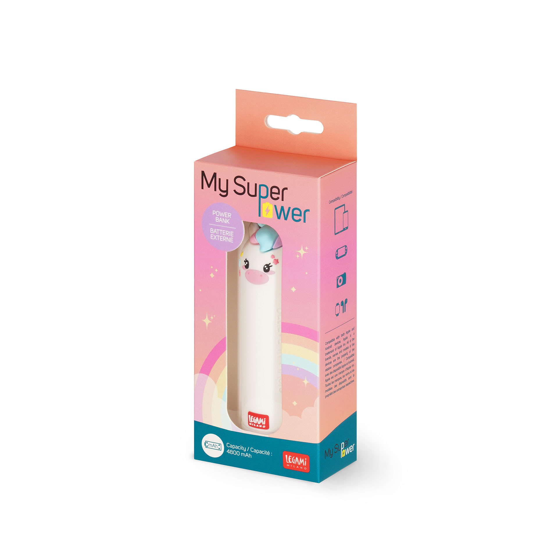 Legami Power banka My Super Power 4800 mAh Unicorn
