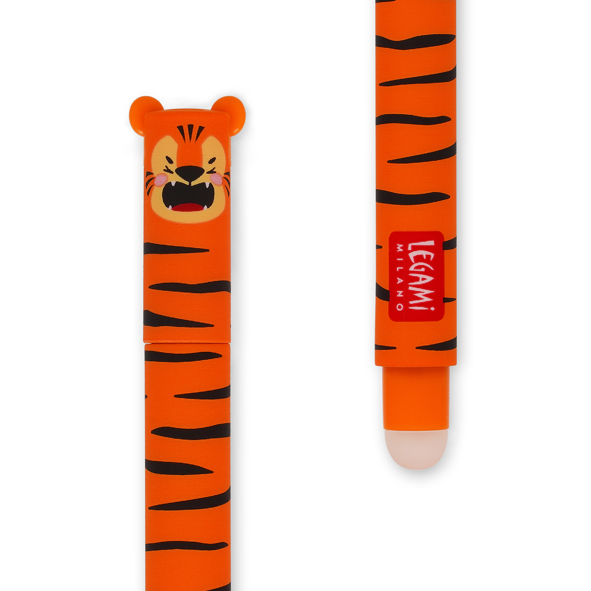 Legami Gumovacie pero Tiger oranžové