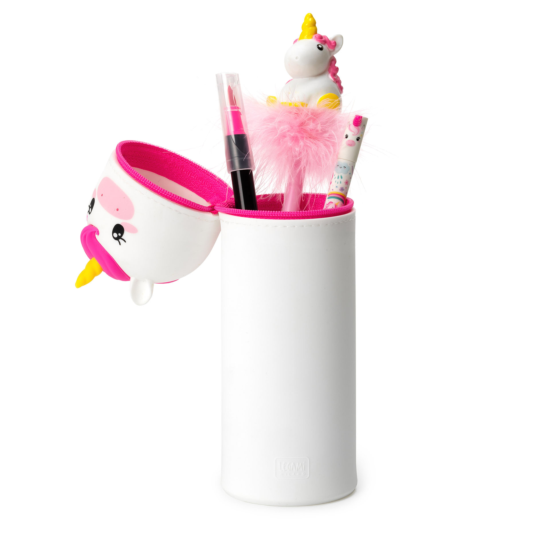 Legami Mäkké silikónové puzdro 2v1 Kawaii Unicorn