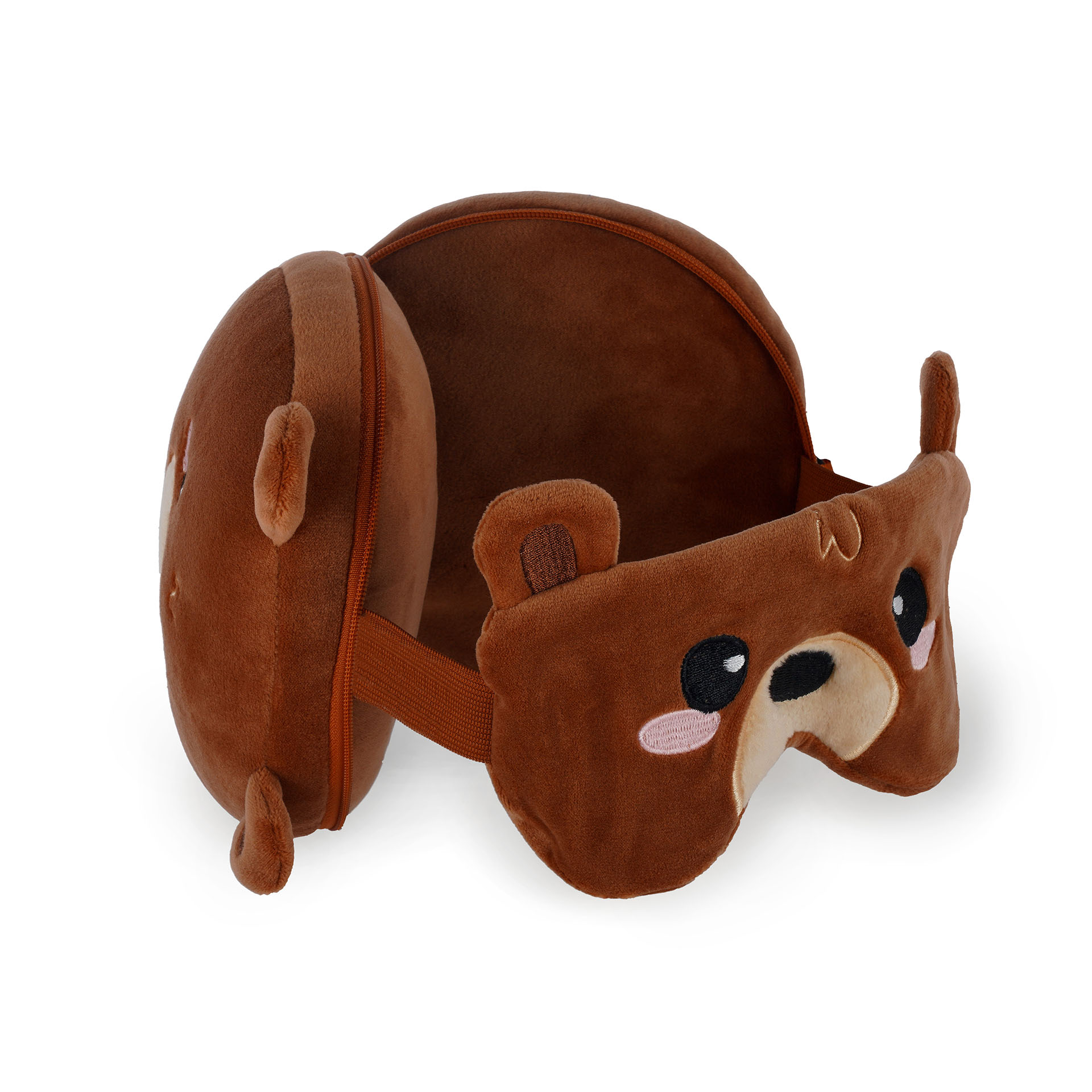 Legami Cestovný vankúšik s maskou na oči Teddy Bear