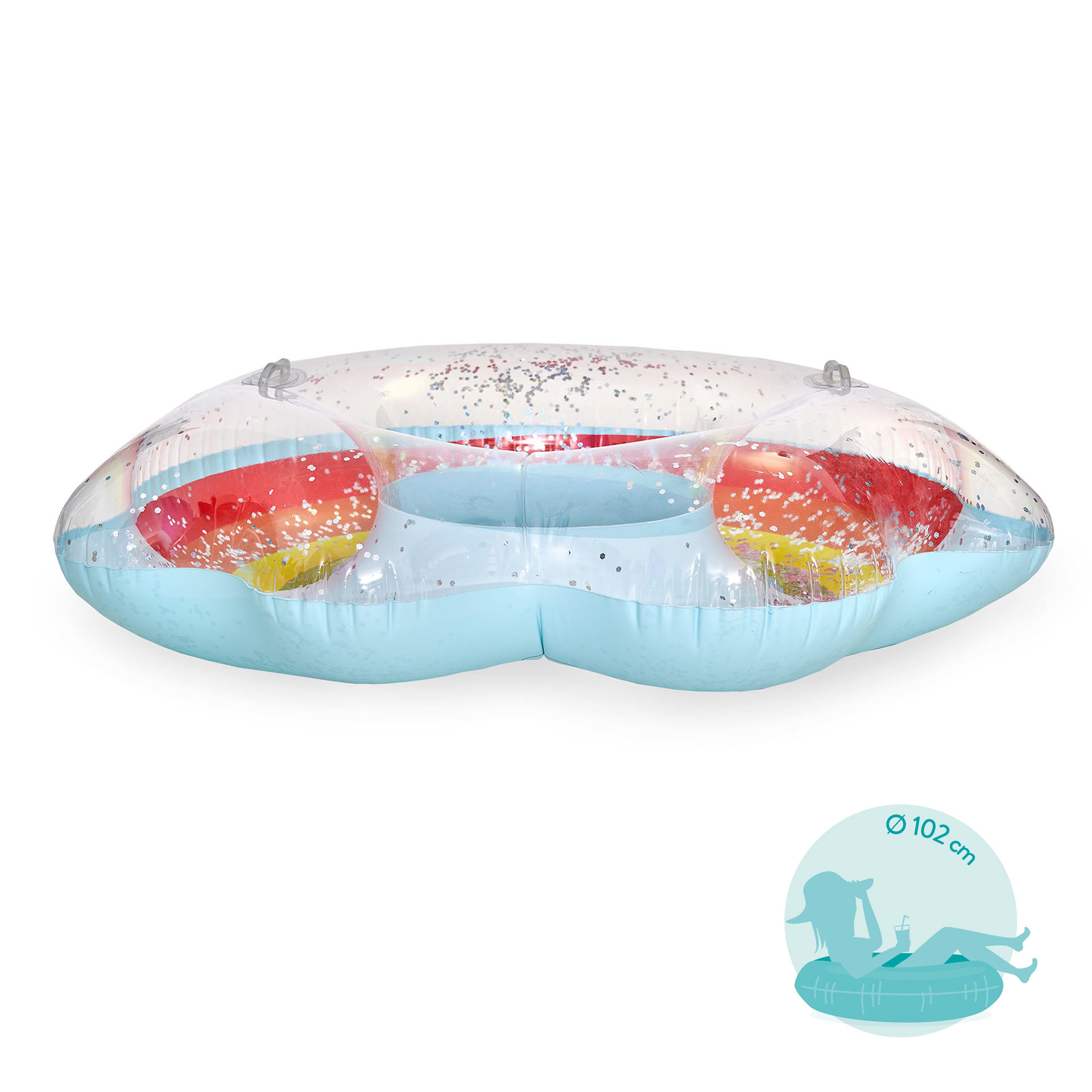 Legami Nafukovací kruh do bazéna maxi Rainbow