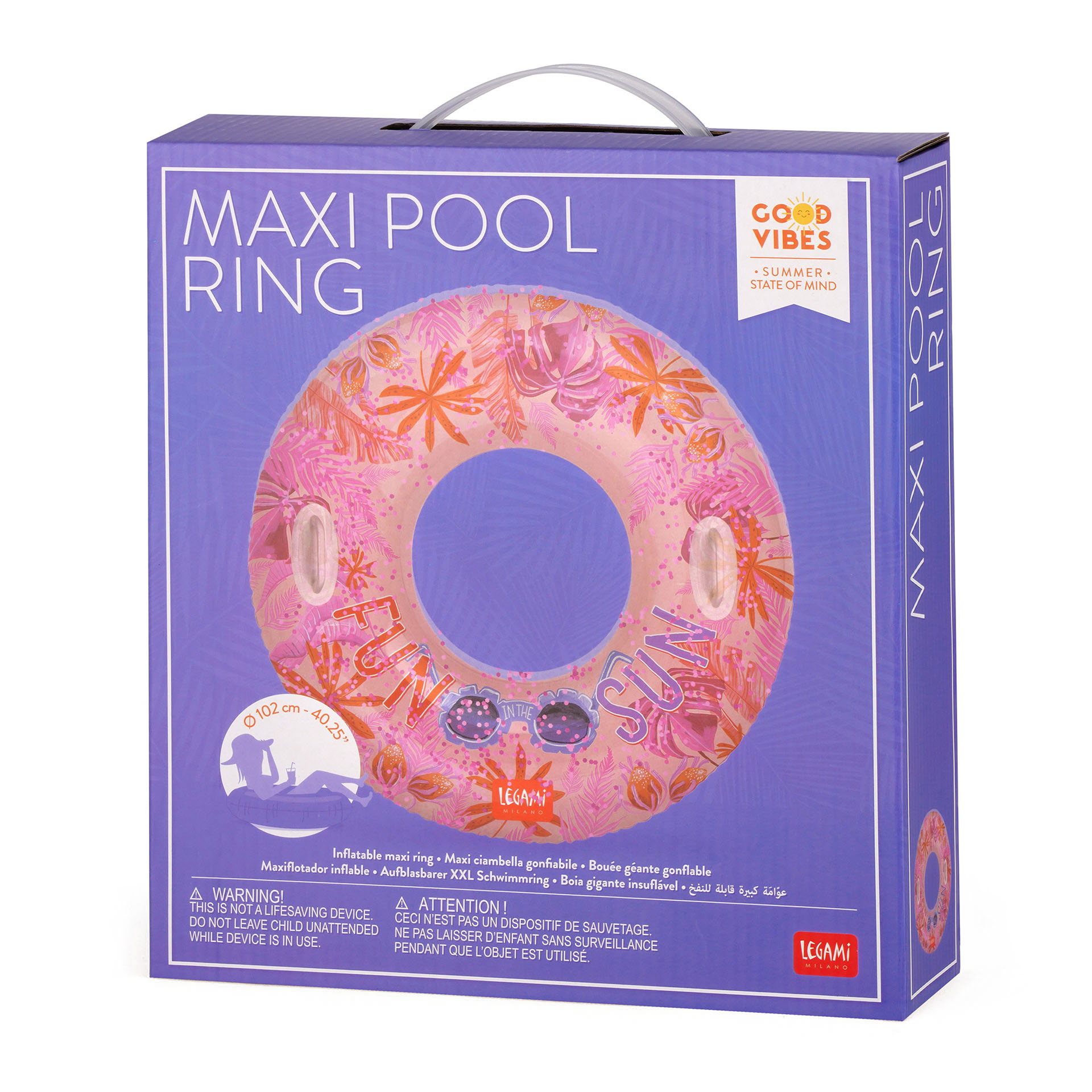 Legami Nafukovací kruh do bazéna maxi Tropical