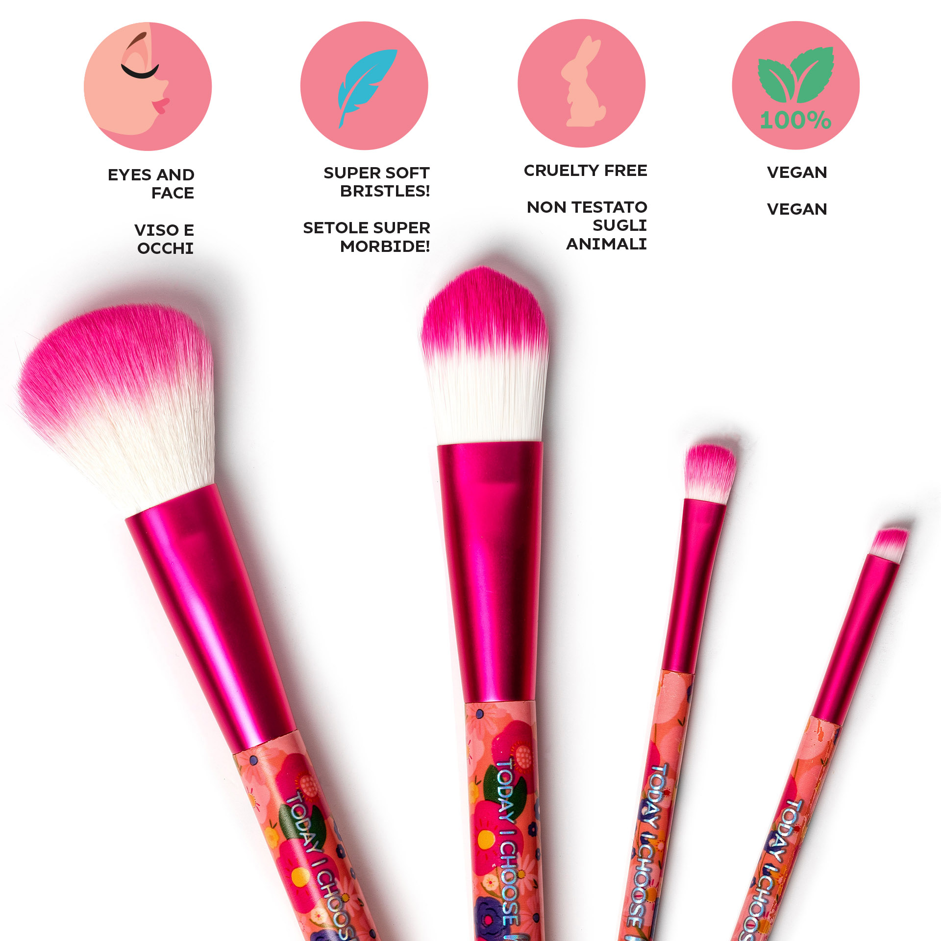 Legami Sada štetcov na make-up Flowers