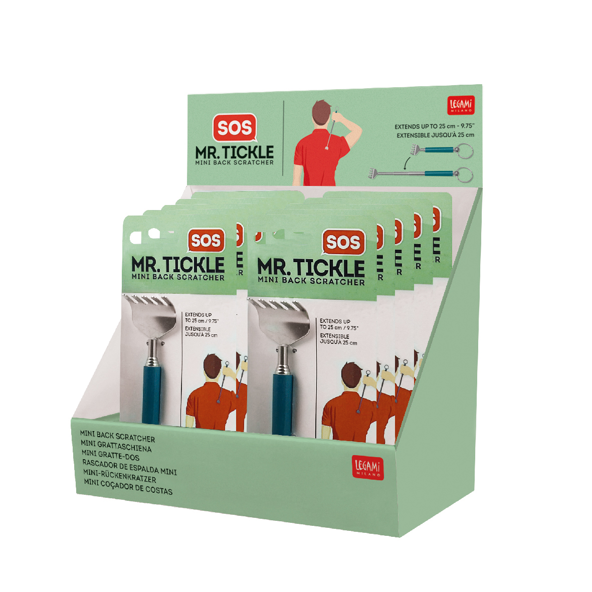 Legami SOS Mr. Tickle miniškrabadlo na chrbát
