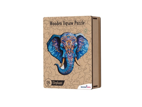 RECENTTOYS Drevené puzzle - Slon